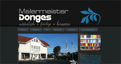 Desktop Screenshot of malermeister-donges.com